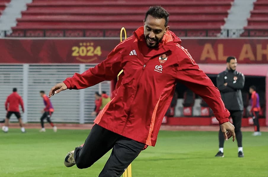 الدوري الممتاز| انتظام كهربا في مران الأهلي الجماعي