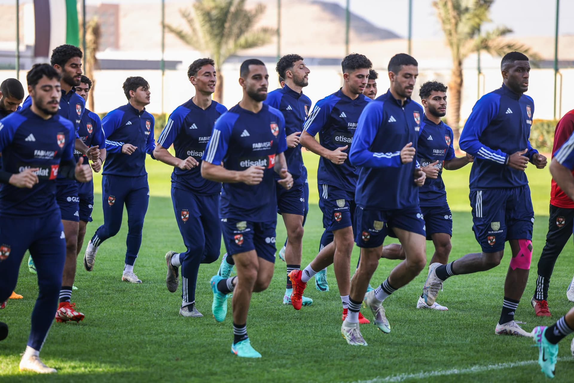 Al Ahly complete the second training session in the UAE