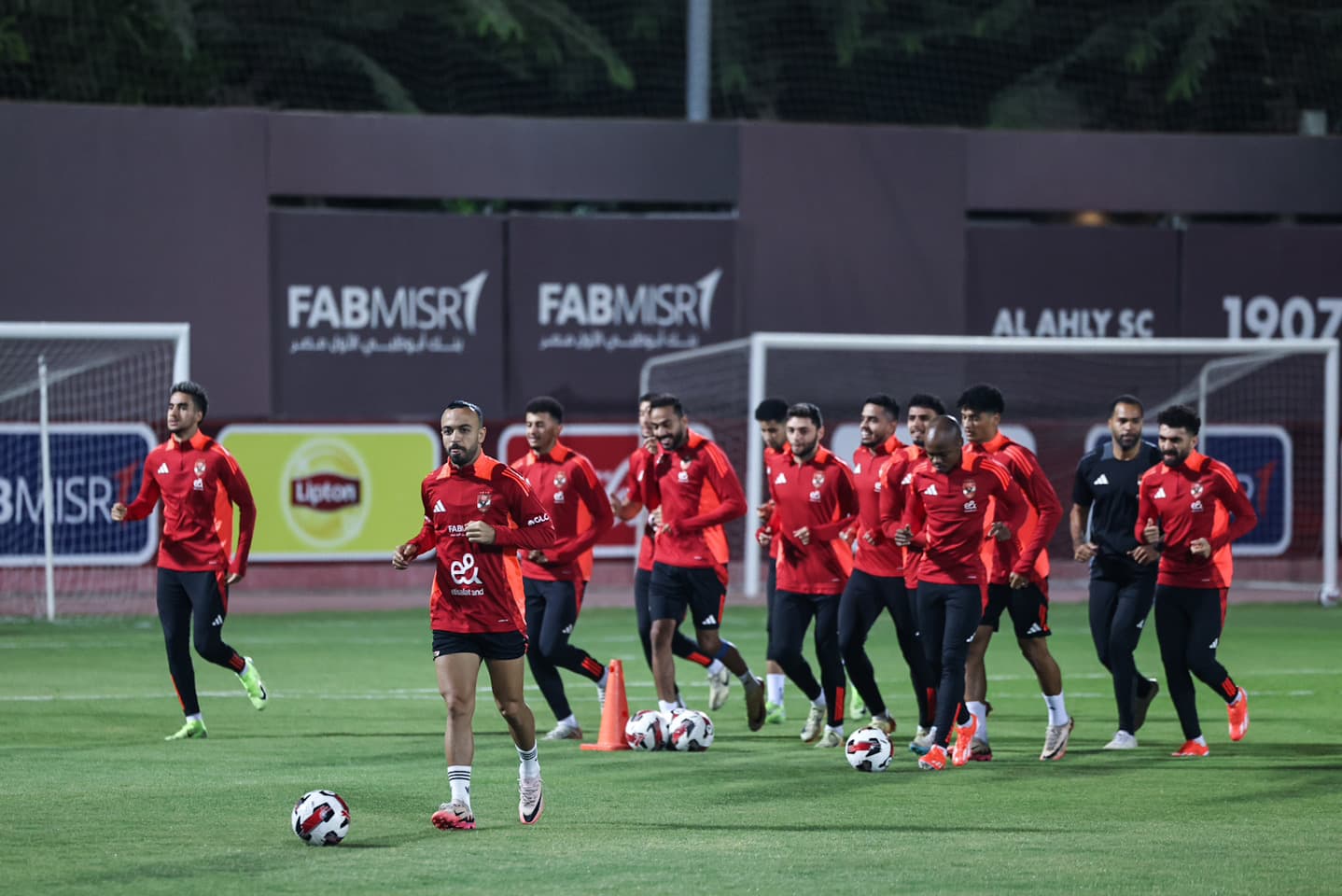 Entraînement solide en préparation du match contre ZED