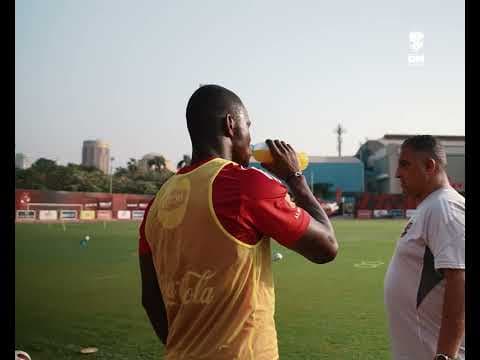 Al Ahly's training ahead of Pharco FC game