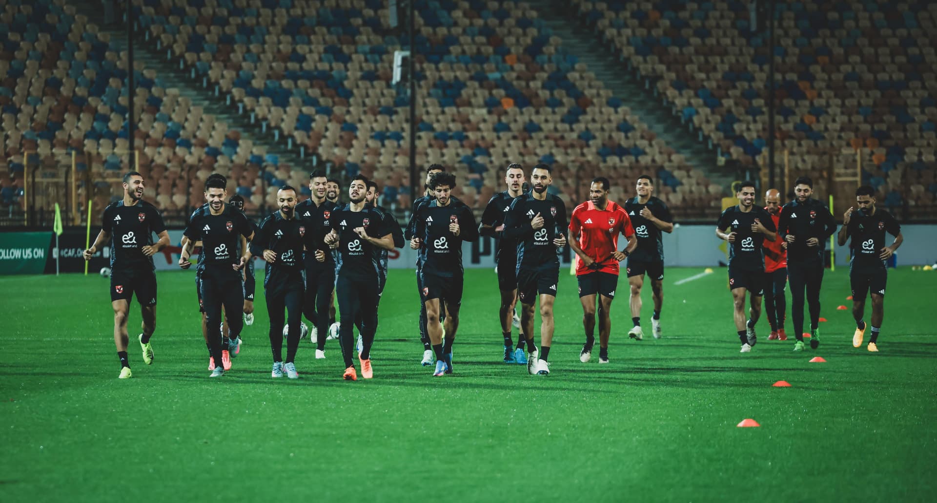 دوري أبطال إفريقيا| الأهلي يختتم مرانه استعدادُا لمباراة الهلال السوداني