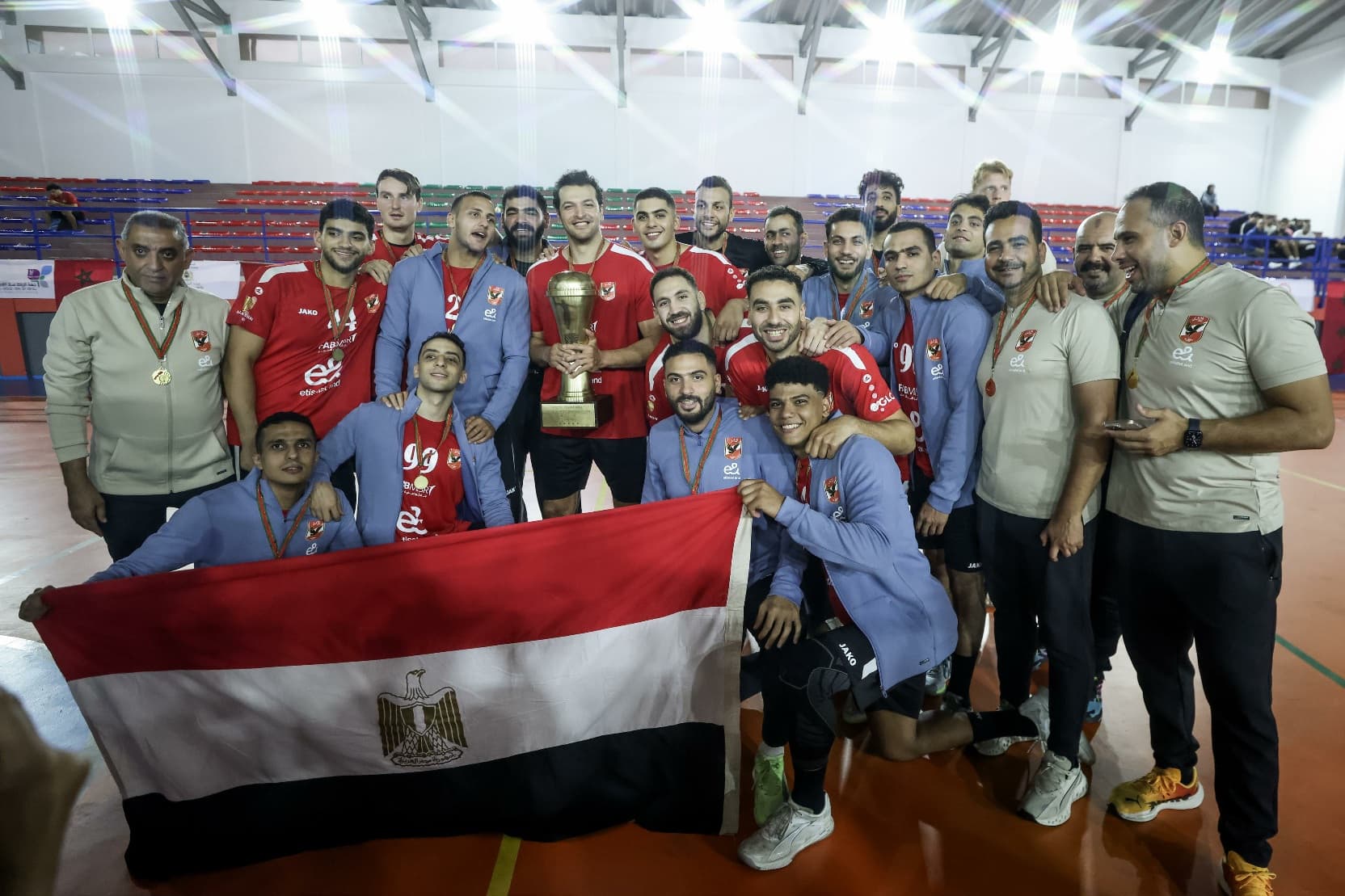 «رجال يد الأهلي» يفوز على الجيش الملكي المغربي وديًّا استعدادًا لبطولة إفريقيا